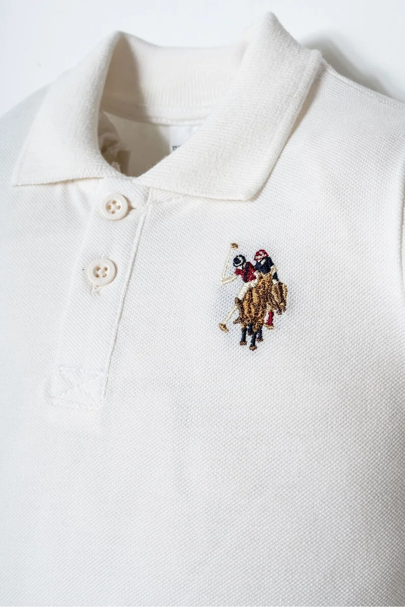 U.S. Polo Assn. U.S. Polo Assn. Baby Boys White Shorts Set